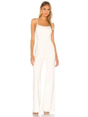 Lovers + Friends Lavinia Jumpsuit in White Size M